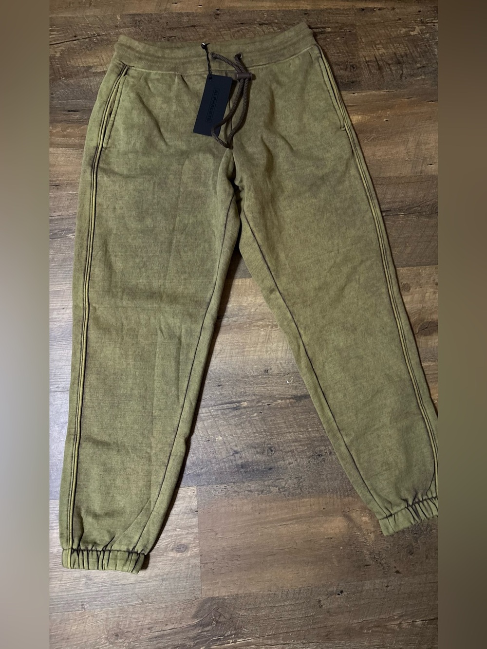 Alphalete SZ XS Men's Olive Green Jogger Pants